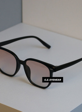 日系高级感绿色防紫外线太阳眼镜