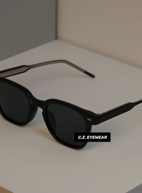 gm韩版茶色圆脸显瘦近视太阳眼镜