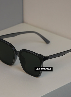 新款韩版明星同款方形茶色太阳眼镜男大脸圆脸显瘦秋季街拍墨镜女