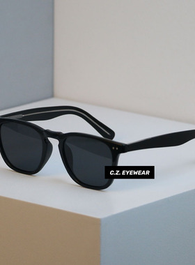 ins风韩版方形墨镜大脸防紫外线