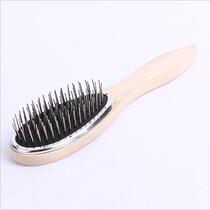 Wig comb special wood large steel comb antistatic false hairdresser to prevent wigs from drying and tying the knot