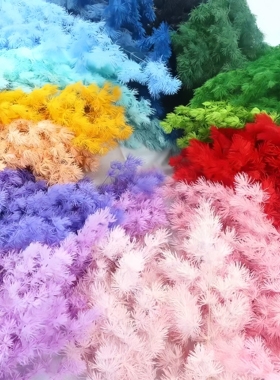 永生花蓬莱松干花北欧风轻奢插花花瓶材料花鲜花花束搭配装饰花