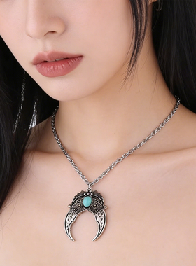 波西米亚民族风项链时尚小众颈链