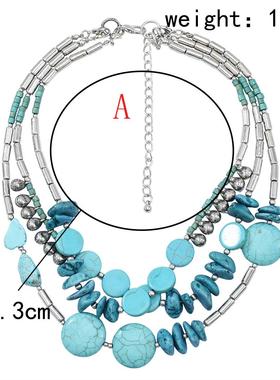 欧美大牌重工复古小众头项链