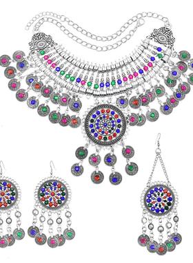 新款波西米亚风复古项链