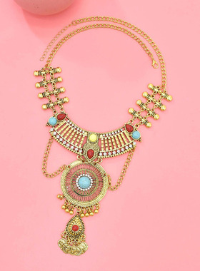 敦煌飞天异域风项链民族风颈链