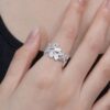 Huaman S925 sterling silver handmade cloth texture