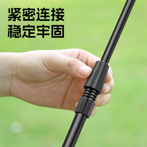 户外露营灯架铝合金伸缩灯杆支架营地摆摊夜市灯挂架野营挂灯杆 - 图1