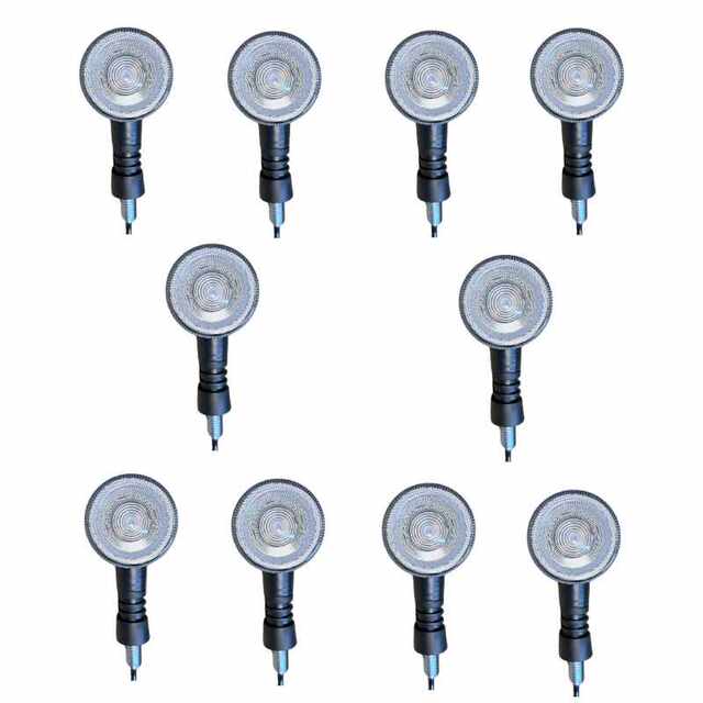 Electric vehicle 12VLED round turn signal double flashing light