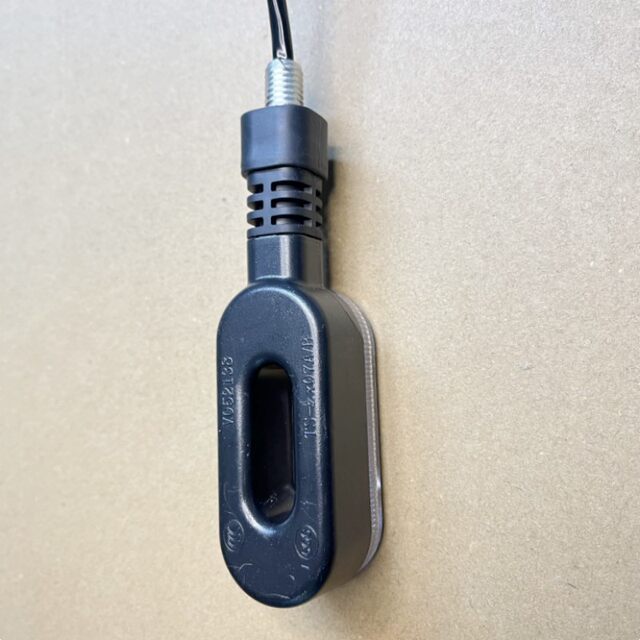 Electric vehicle led turn signal rectangular double flashing light