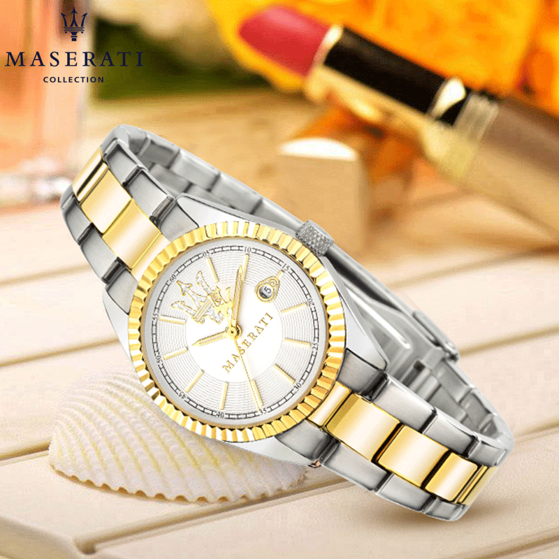 Maserati玛莎拉蒂手表女满天星小表盘学生女DW运动时尚石英手表