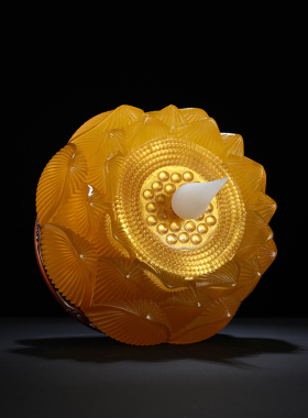 充电LED莲花供佛酥油灯长明灯