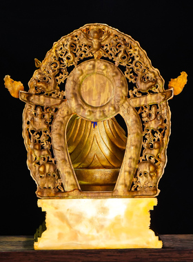 尼泊尔工艺莲师佛像纯铜莲花生大士精品鎏金铜像仿古装饰摆件17寸