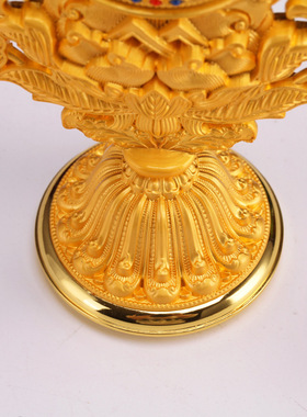 藏式八吉祥总集密宗玄关吉祥摆件