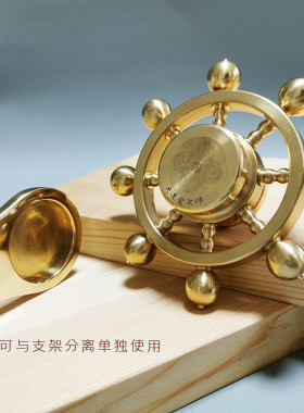 黄铜电动缩微胶片便携桌面摆件