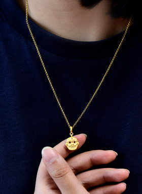 藏式纯银[尸林主]项坠吊坠佛珠