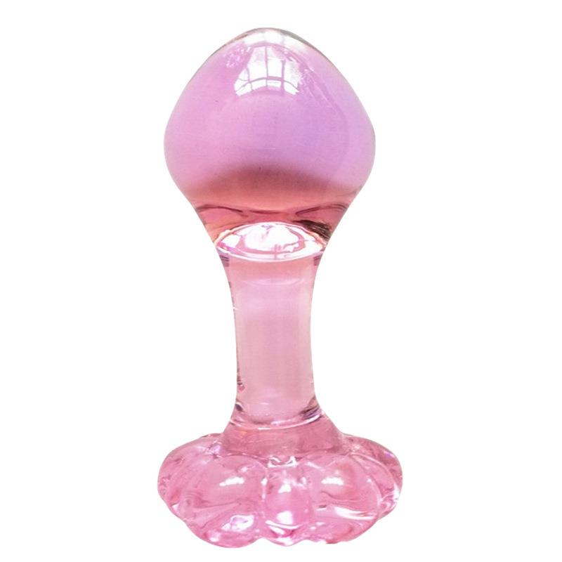 女用玻璃器器玻璃女用器玻璃拉条玻璃按摩器蔬菜器器玻璃私密茎假 - 图1