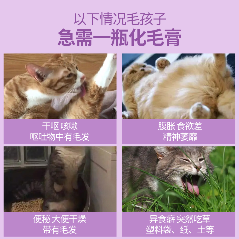 化毛膏猫咪专用营养膏狗狗猫用宠物成幼猫吐毛去毛美毛用品化毛球-图0