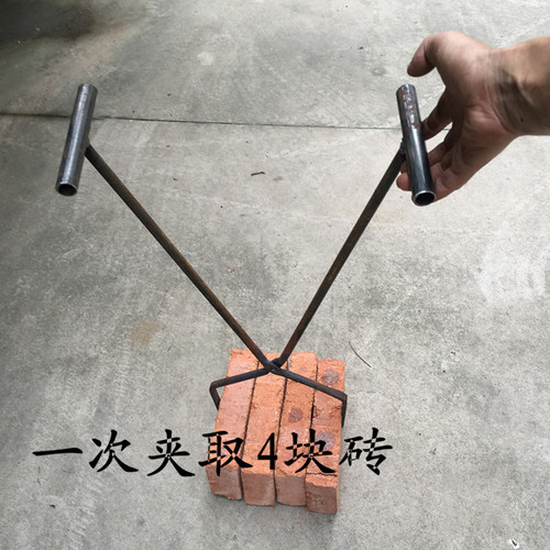 包邮砖夹子装车砖夹红砖非标砖青质砖水泥砖砖钳抱夹手工夹钳铁钳 - 图2
