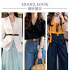 High-end women's waist belt, versatile genuine leather
