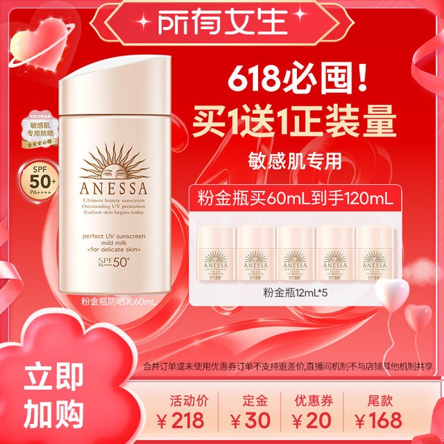 ຄີມກັນແດດ Anresha ຂວດທອງນ້ອຍ 60ml
