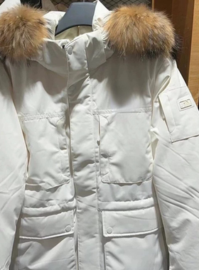 单卖适用于MLB风格同款羽绒服这款专用貉子毛领男女同款毛领订制