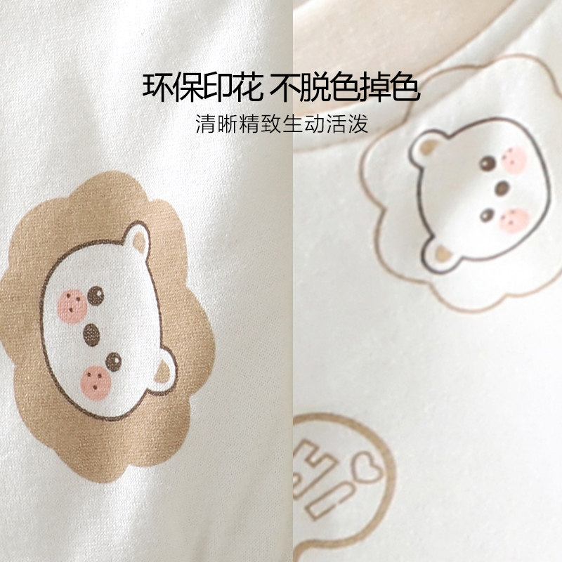 婴儿衣服秋冬宝宝高腰护肚保暖夹棉睡衣新生儿纯棉内穿秋衣裤套装,淘宝优惠券,粉丝福利购,淘宝优惠卷