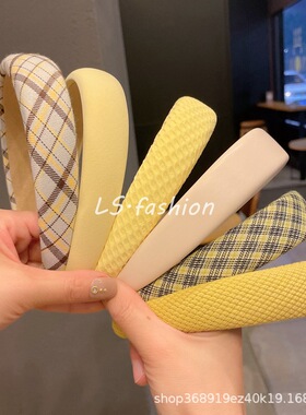 CampingKiss奶黄色甜美系发箍