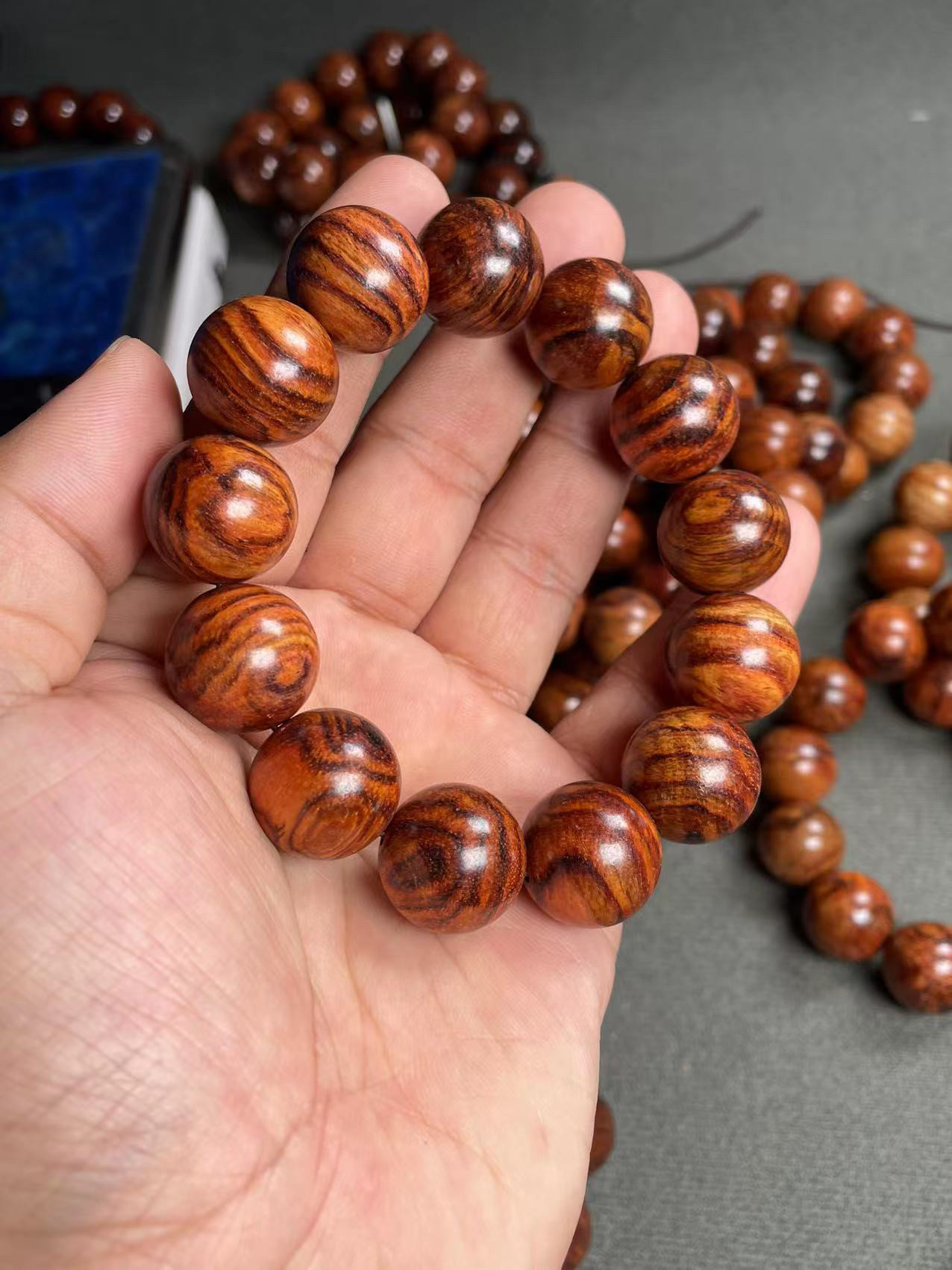海南黄花梨糠梨，1.8水波纹文玩手串佛珠，海口发货放心购,淘宝优惠券,粉丝福利购,淘宝优惠卷
