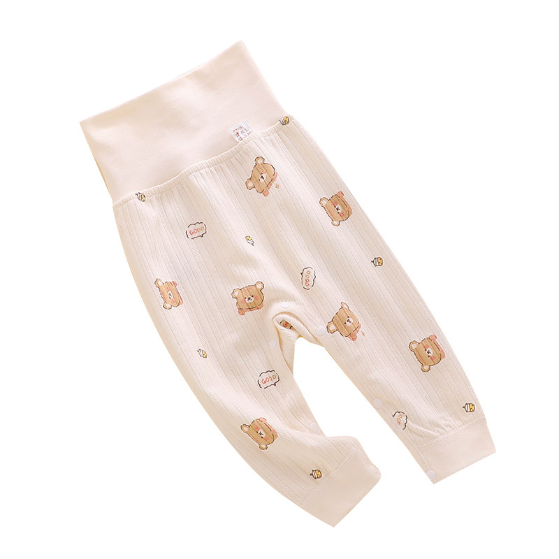 婴儿裤子纯棉a类秋冬季大屁屁裤按扣高腰护肚一岁宝宝1秋季pp秋裤,淘宝优惠券,粉丝福利购,淘宝优惠卷