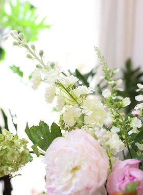 欧式仿真花摆件餐桌花样板房客厅