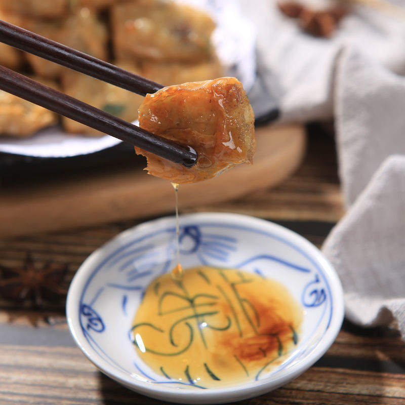 潮汕粿肉皮果条炸肉卷半成品腐皮香酥小吃美食马蹄卷广东特产商用 - 图2