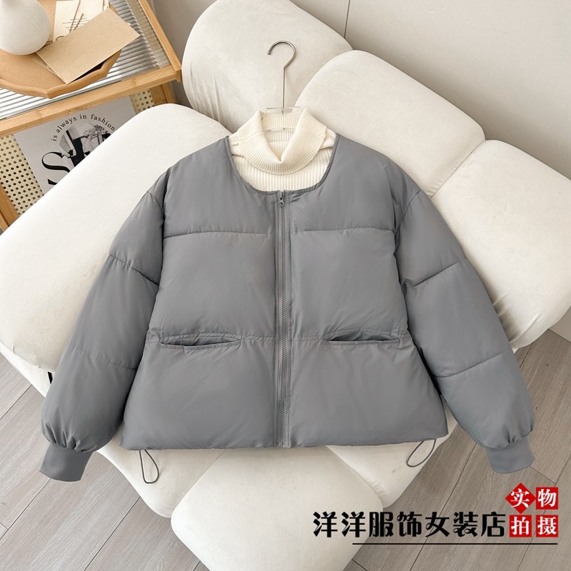 今年冬新款长袖圆领加厚面包服大码宽松小个子棉袄羽绒棉衣女棉服,淘宝优惠券,粉丝福利购,淘宝优惠卷