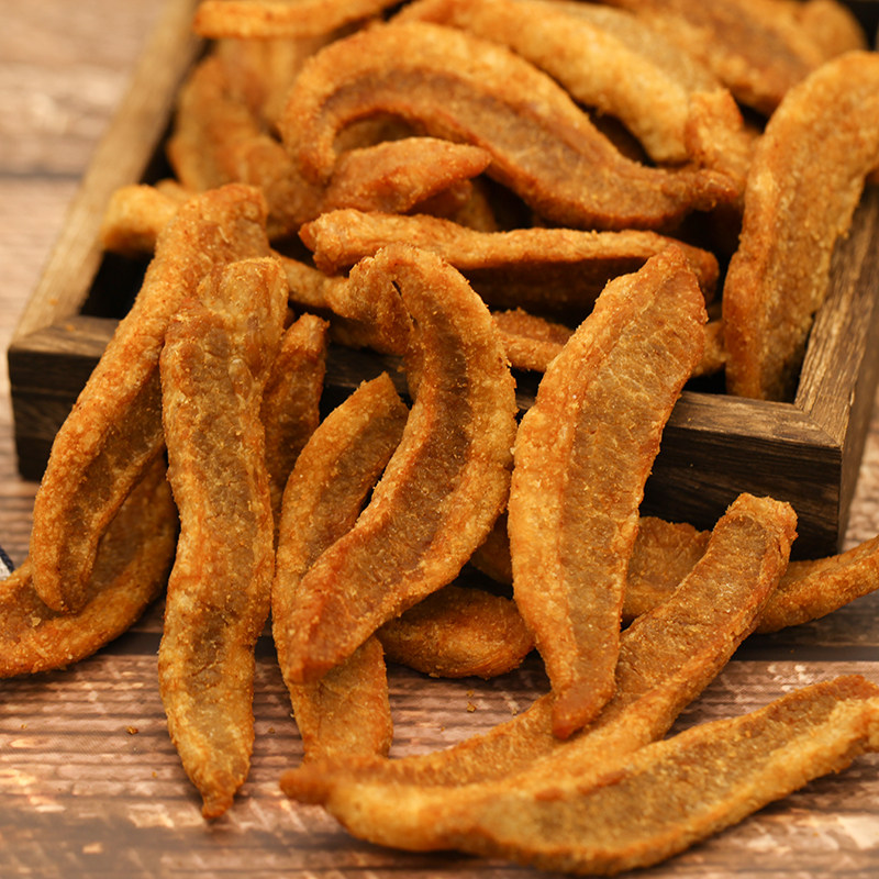 青岛特产脂渣酥脆肉条纯猪肉猪肉粕猪油渣油梭子生酮不加淀粉零食,淘宝优惠券,粉丝福利购,淘宝优惠卷