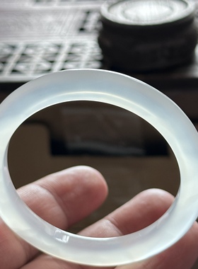 天然马料海洋玉髓高冰白冰鱼鳞纹玛瑙手镯冰透龙鳞清新小口正圈51