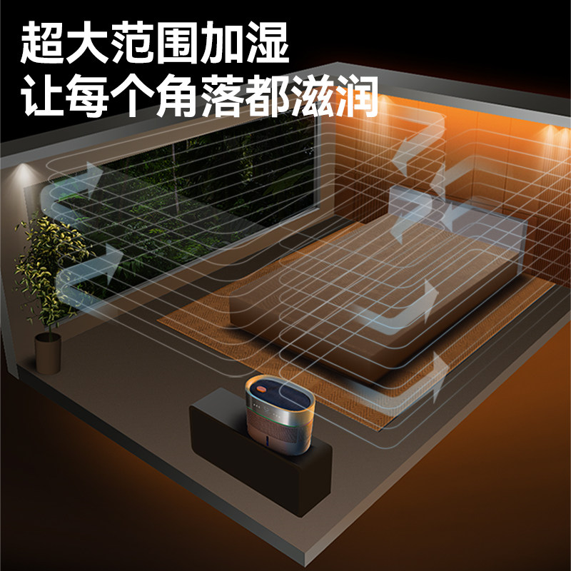 亚都双擎Pro无雾空气加湿器孕妇婴儿家用卧室室内轻音鸿蒙智联