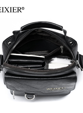 男士商务复古便携电脑背包