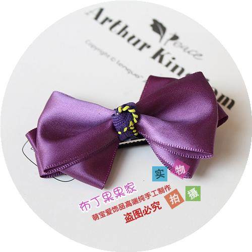 儿童蝴蝶结发夹头饰品宝宝包布不伤发夹子小女孩可爱发卡公主边夹,淘宝优惠券,粉丝福利购,淘宝优惠卷