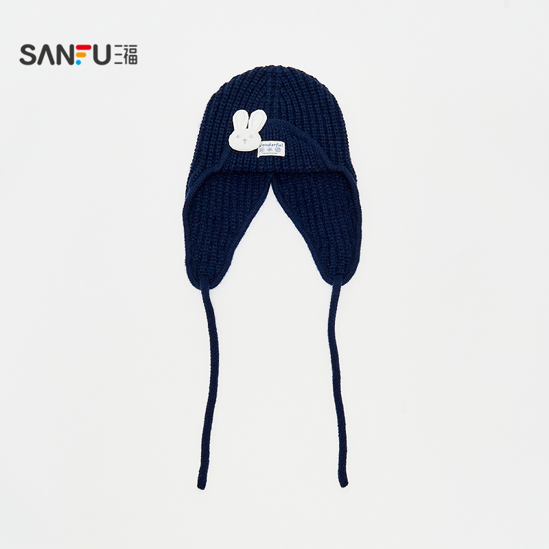 三福立体动物护耳帽西瓜帽 可爱俏皮趣味服饰配件帽子 847602