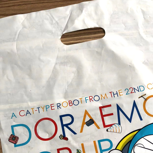 哆啦A梦官方旗舰店 【小号】塑料专柜袋礼品袋 28x41cm 请勿单拍 - 图2