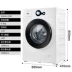 Máy giặt trống nhỏ tự động TCL XQG65-Q100 6,5 kg nhỏ gọn siêu mỏng 7kg ký túc xá - May giặt máy giặt cửa ngang loại nào tốt May giặt