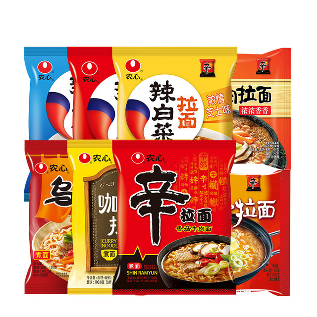 Nongshim Classic 8-pack of 8-flavor instant noodles