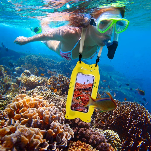 Apple, защита мобильного телефона, воздухонепроницаемая универсальная непромокаемая сумка для снорклинга для плавания, сенсорный экран