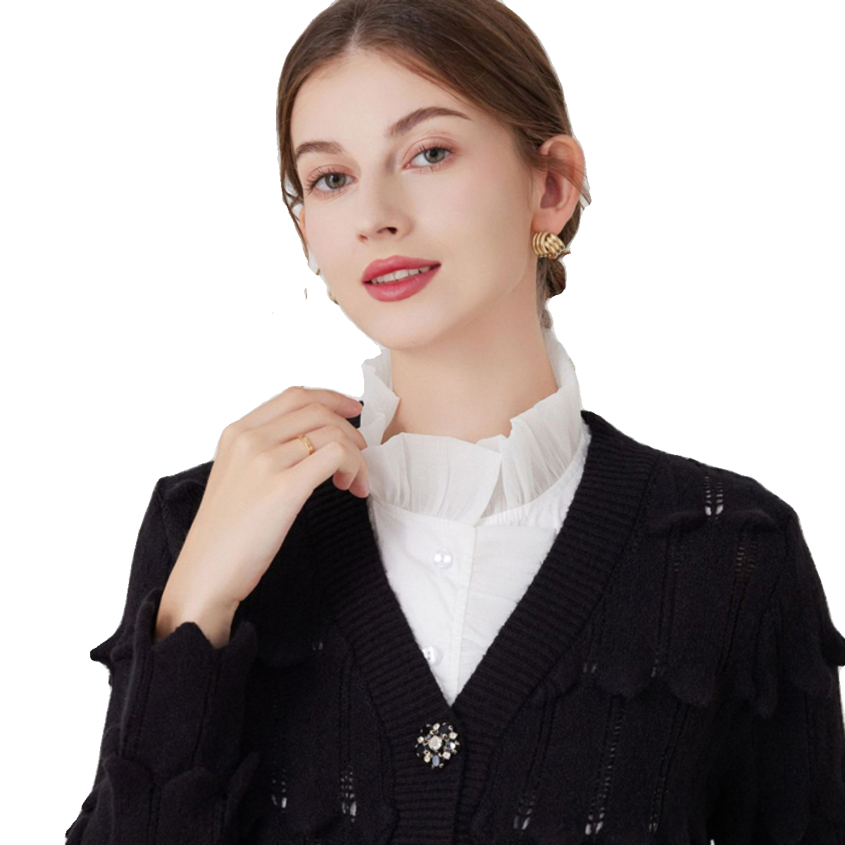 荷叶领假领子百搭女假领花边立领假衬衣领假衣领假高领假衬衫领,淘宝优惠券,粉丝福利购,淘宝优惠卷