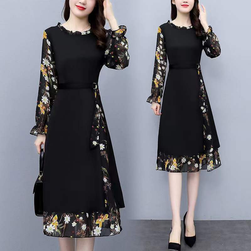 中年妈妈夏装短袖连衣裙子端庄大气2025新款五十50多岁夏季洋气女 - 图2