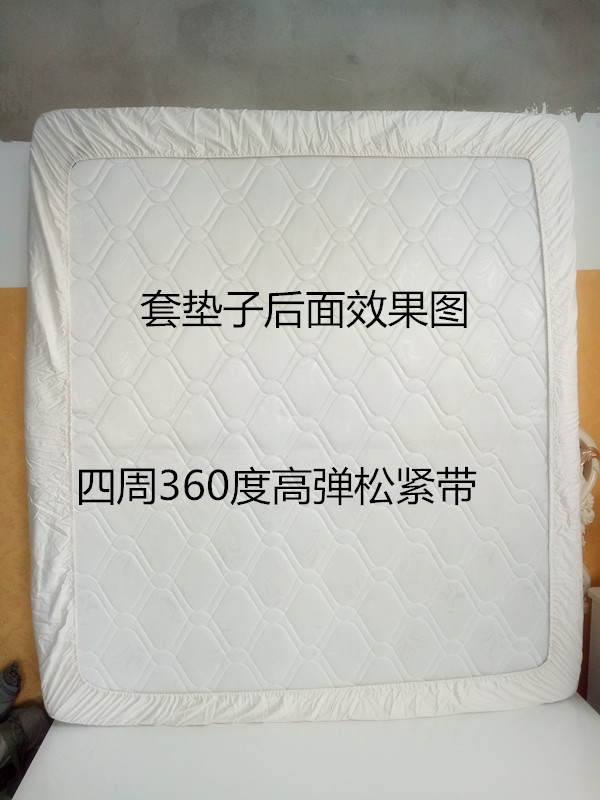 天丝A类外贸莱赛尔纯色100支高密度床笠床垫保护套清凉定做包邮 - 图1