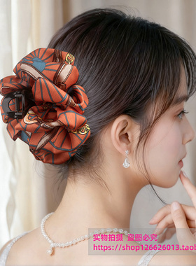 缎面高级感抓夹发夹超好用巨好看
