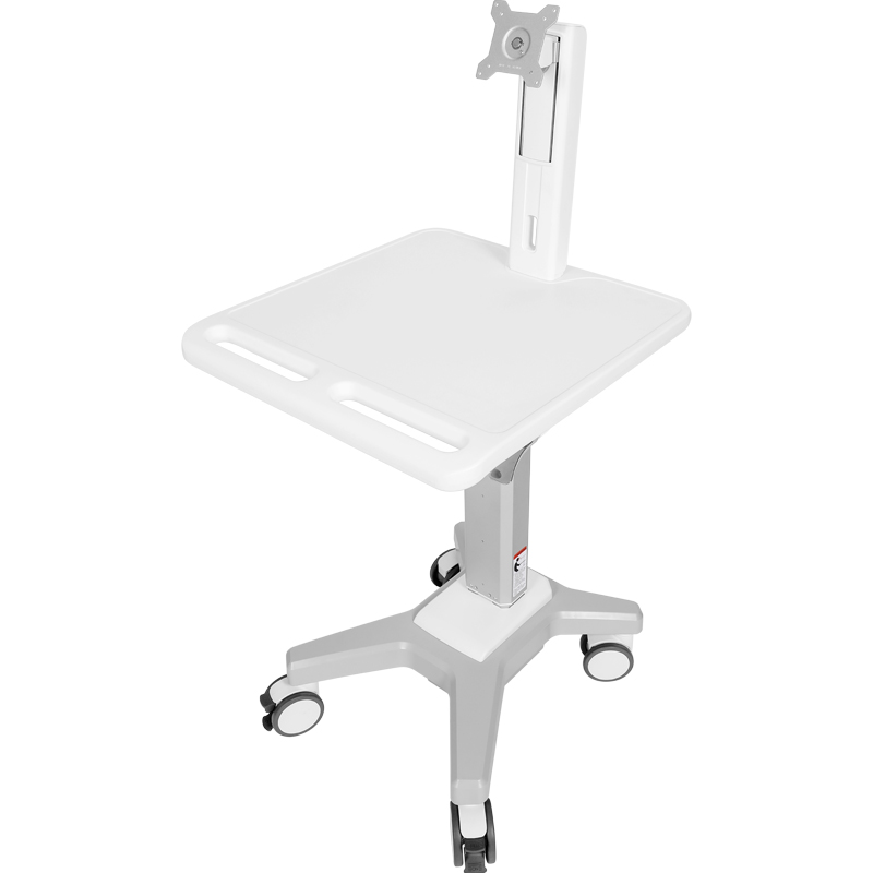 TOPSKYS CSH02L一体机电脑手推车远程会诊显示器IDC检修kvm小推车-图2