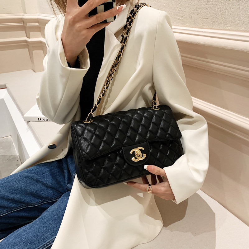 包包女士高级感斜挎包2024新款时尚小方包链条包质感单肩包大容量