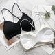 Tube top underwear, anti-exposure, gather-up chest-style beautiful back camisole for women with cross straps for summer students